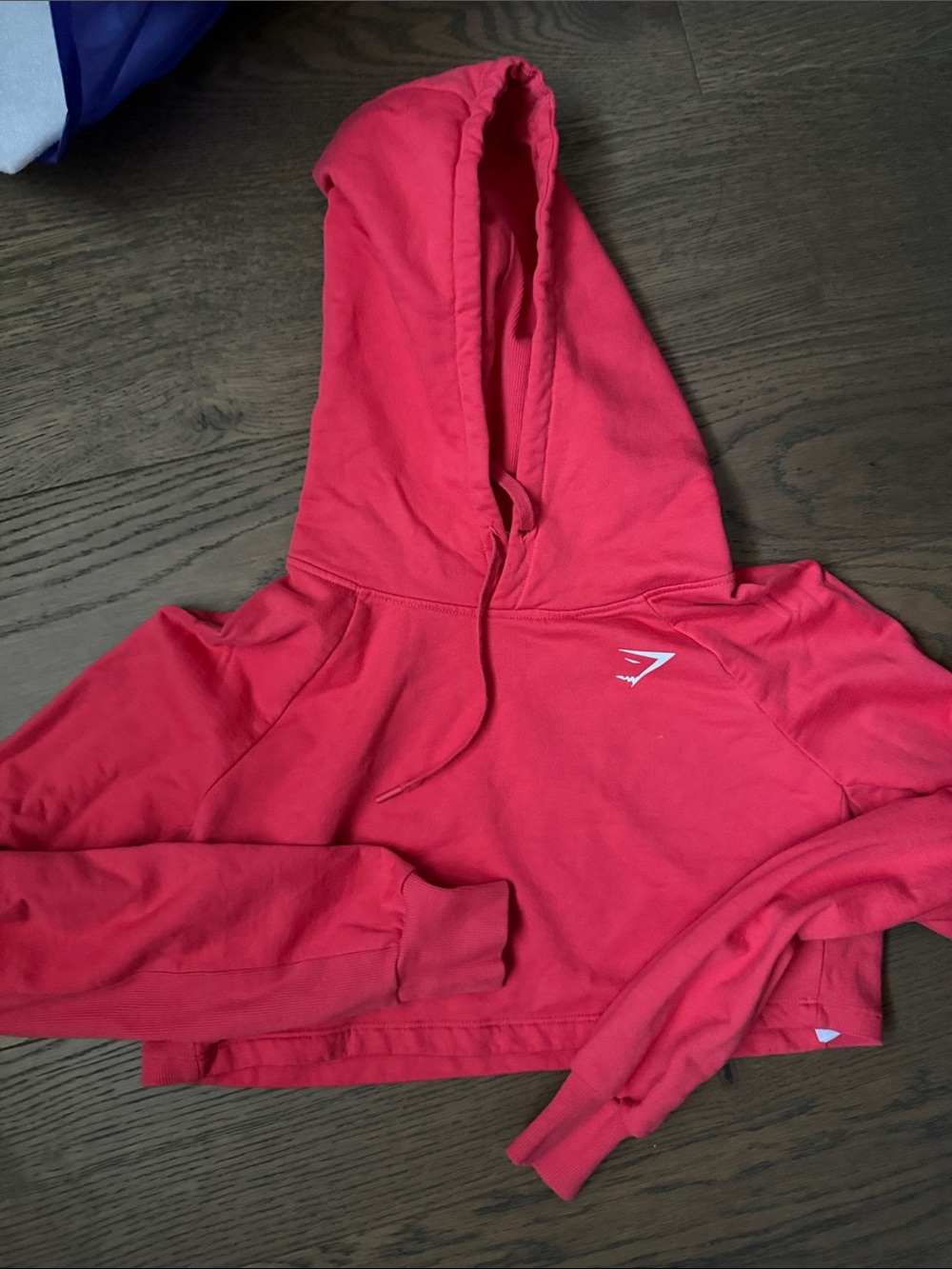 Gymshark Vibrant Pink Cropped Hoodie